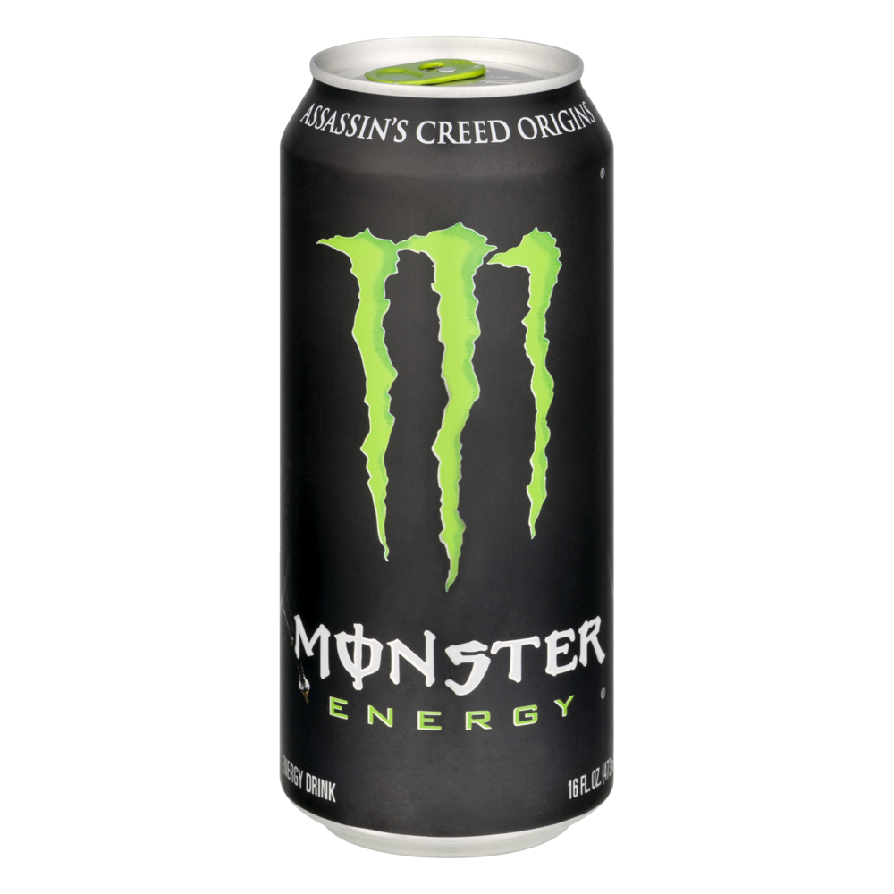 Monster energy drink can